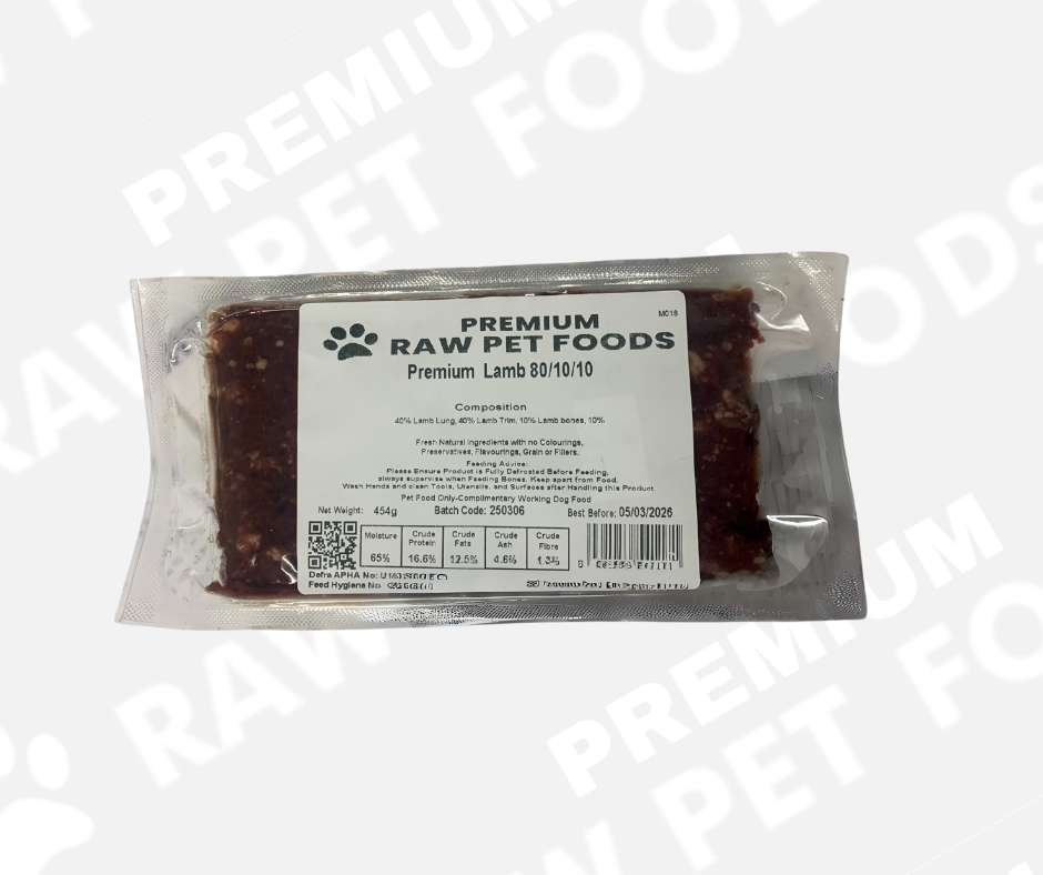 Premium Lamb 80/10/10 36x454g Single Protein