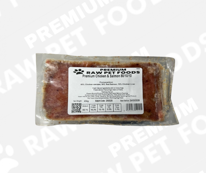 Premium Chicken & Salmon 80/10/10 36x454g