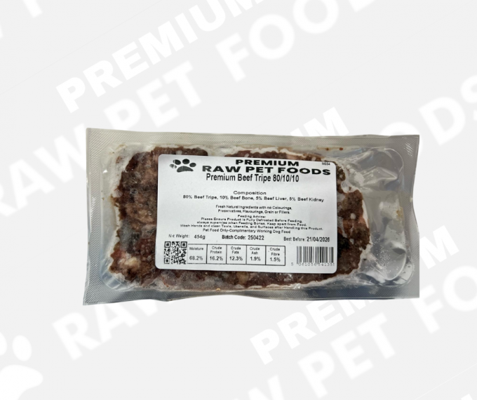 Premium Beef Tripe 80/10/10 36x454g